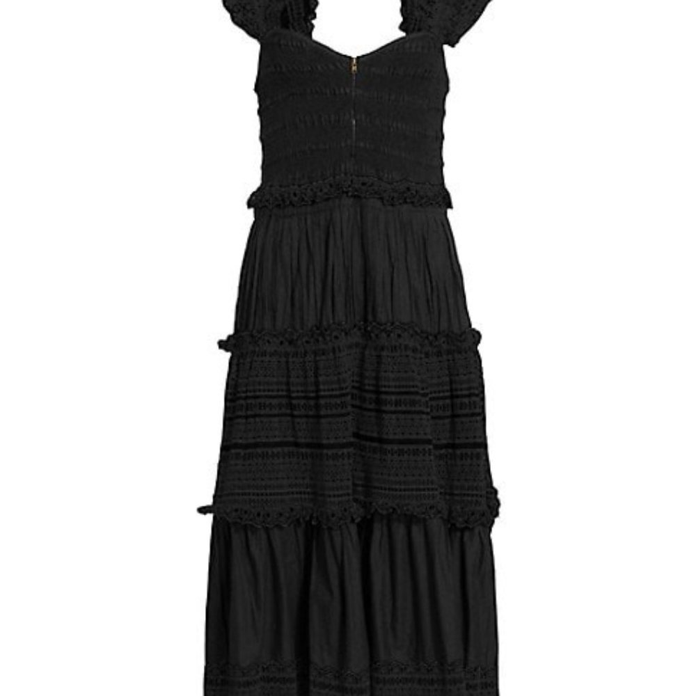 Sea - Marley Mix Media Midi-Dress - NEVER WORN!